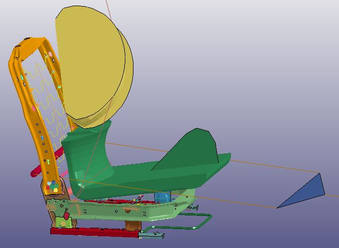 تست دینامیکی صندلی خودرو
